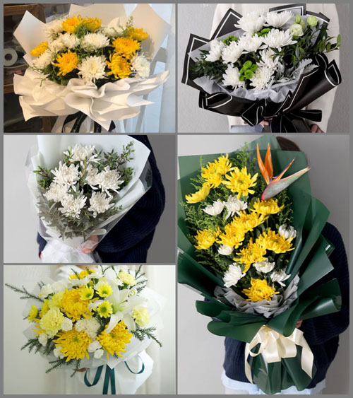 四川宜宾兴文县莲花镇白事花束代送